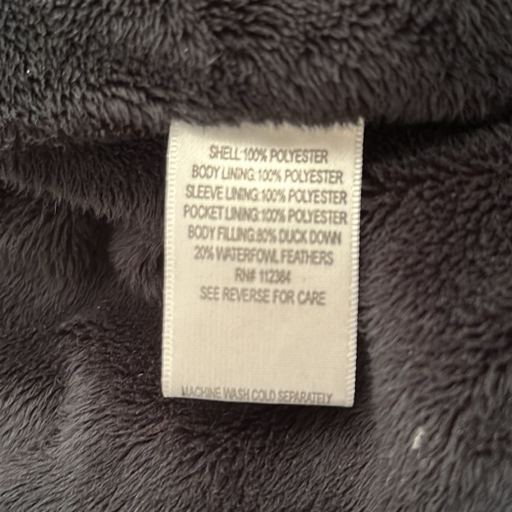 Calvin Klein vintage Y2K black fleece lined convertible puffer coat - Picture 12 of 14
